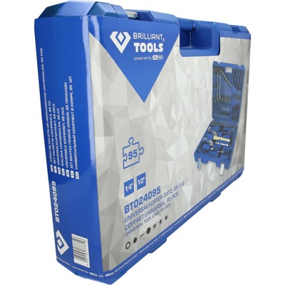 Produktbild von Brilliant Tools - Universalkoffer-Satz, 95-teilig BT024095