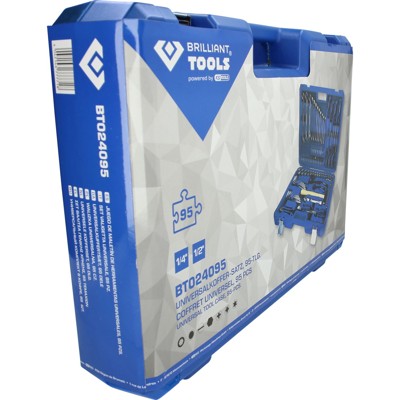 Produktbild von Brilliant Tools - Universalkoffer-Satz, 95-teilig BT024095