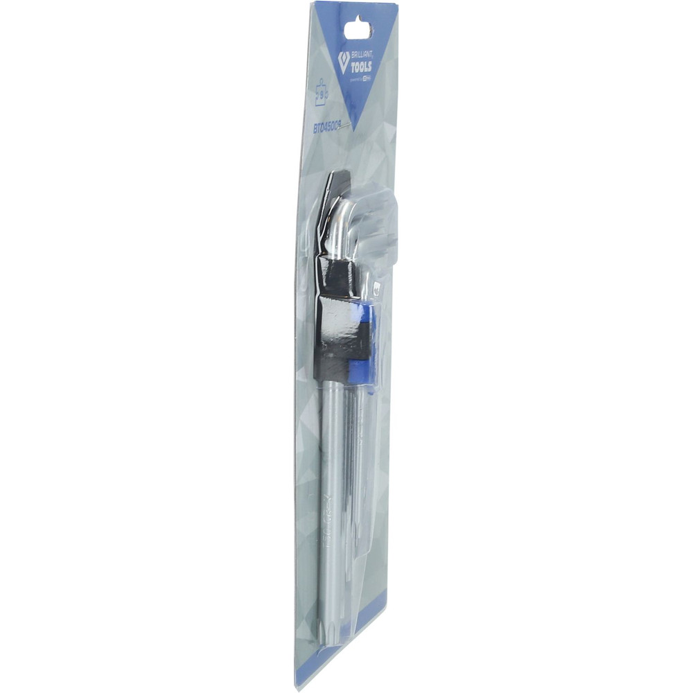 Brilliant Tools Winkelstiftschlüssel-Satz, 9-teilig, Innensechskant-Profil, kurz Produktbild img8 L