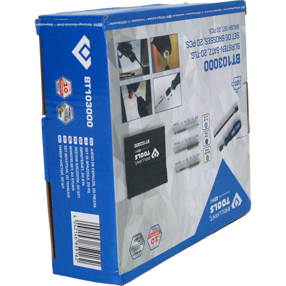Brilliant Tools Reinigungs-Bürsten-Satz, 20-teilig Produktbild img14 L