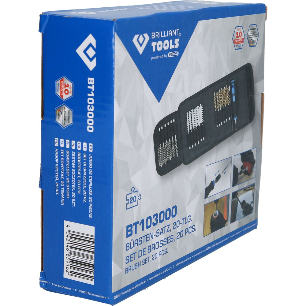 Brilliant Tools Reinigungs-Bürsten-Satz, 20-teilig Produktbild img16 L