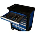 Brilliant Tools BLAU/SILBER Werkstattwagen mit 7 Schubladen und 207 Premium-Werkzeugen Produktbild img17 S
