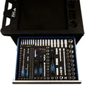 Brilliant Tools BLAU/SILBER Werkstattwagen mit 7 Schubladen und 207 Premium-Werkzeugen Produktbild img8 S