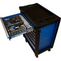 Produktbild von Brilliant Tools - BLAU/SILBER Werkstattwagen mit 7 Schubladen und 207 Premium-W