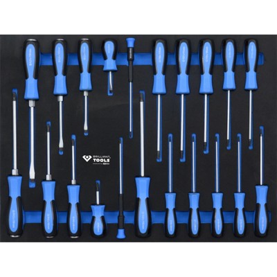 Produktbild von Brilliant Tools - Werkstattwagen mit 7 Schubladen und 473 Werkzeugen