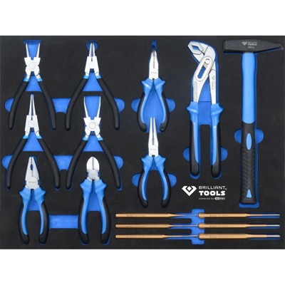 Produktbild von Brilliant Tools - Werkstattwagen mit 7 Schubladen und 473 Werkzeugen