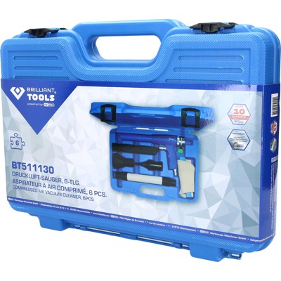 Produktbild von Brilliant Tools - Druckluft-Sauger, 6-teilig BT511130