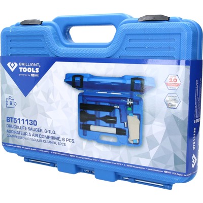 Produktbild von Brilliant Tools - Druckluft-Sauger, 6-teilig BT511130
