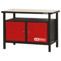 KSTOOLS Profi-Werkbank mit 2 Türen, H840xB1200xT600mm Produktbild