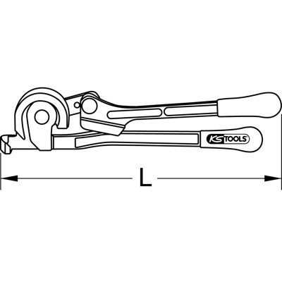 Produktbild von KSTOOLS® - Mini-Rohrbieger, Ø 1/4"-5/16"-3/8"