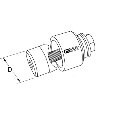 Produktbild von KSTOOLS® - Schraublochstanze, 20,4mm