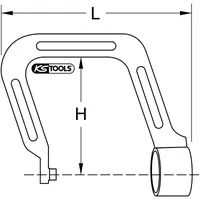 Produktbild von KSTOOLS® - Bügel, groß, für Fastdrill 515.1313
