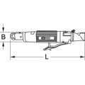 Produktbild von KSTOOLS® - Druckluft-Karosserie-Stichsäge SlimPOWER Mini, 170mm 515.5545