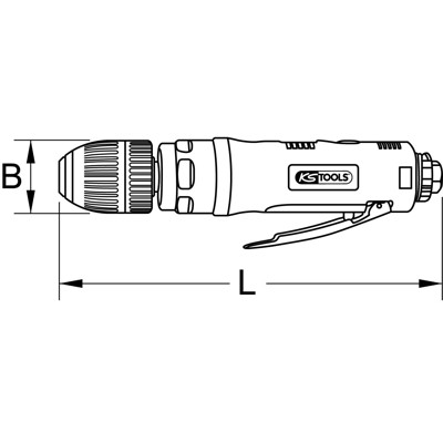 Produktbild von KSTOOLS® - Druckluft-Stabbohrmaschine, 4.000 U/min 515.5435