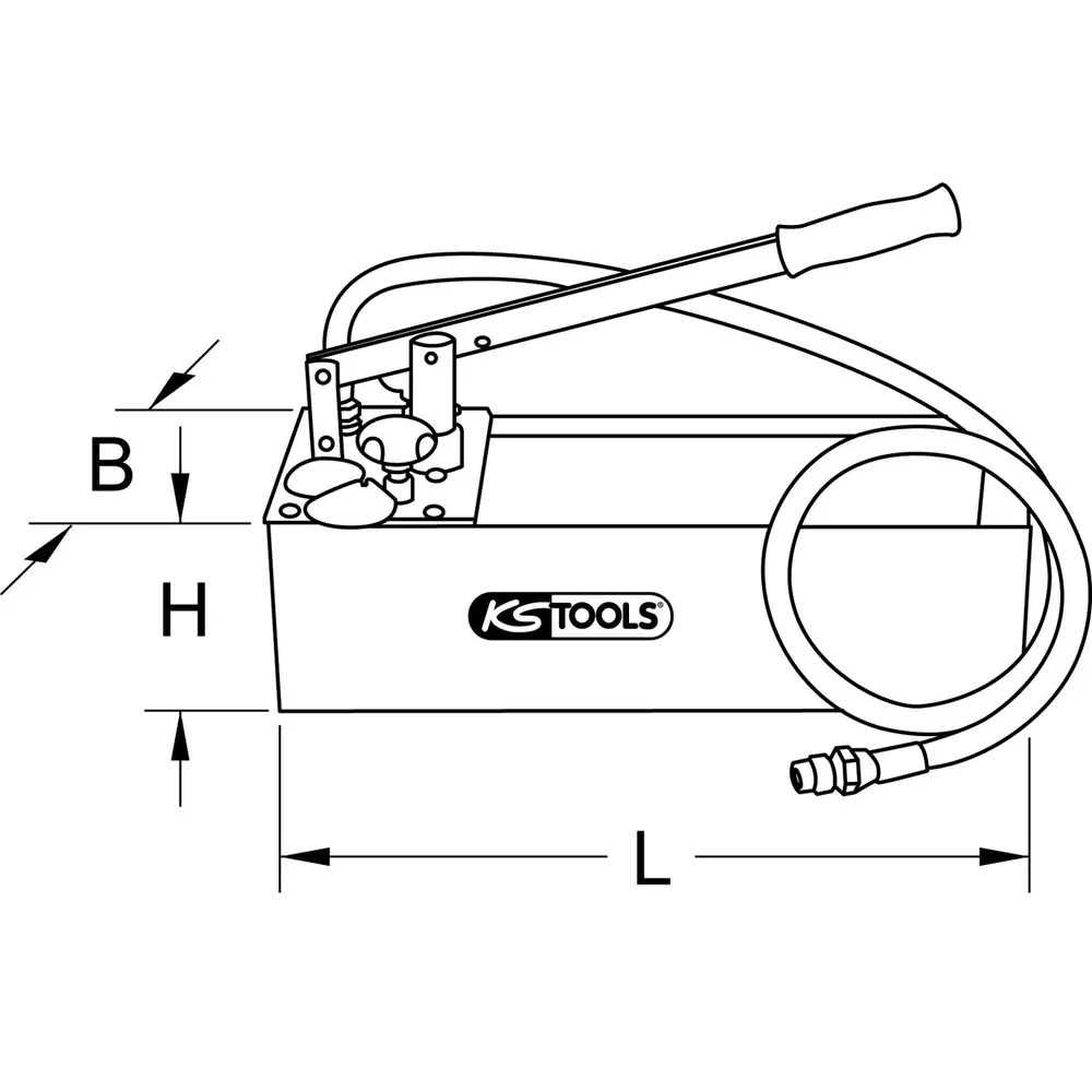 KSTOOLS Druck-Prüfpumpe, 12 Liter Produktbild img9 L