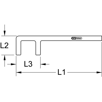 Produktbild von KSTOOLS® - BRONZEplus Ventilhaken 19 x 50mm