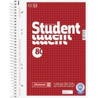 Produktbild von Brunnen - Kollegblock Student, A5, kariert, 70g, 106787201, 80 Blatt, 6-fach ge