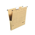 Produktbild von FALKEN - Hängetaschen, A4, 230g/m², braun, 800043, Leinenfrösche