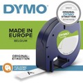 Produktbild von DYMO® - Schriftband LetraTag, 12mm x 4m, transparent, Schriftfarbe: schwarz, S0