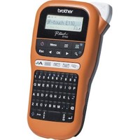 Produktbild von brother - Beschriftungsgerät P-Touch E110, orange, Qwertz/3,5-12mm, PTE110G1, L