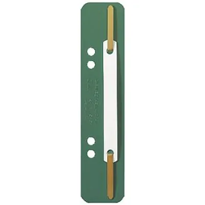 Produktbild von LEITZ® - Heftstreifen, kurz, 35x158mm, grün, Pck=25St, 37100055, PP, Kunststoff