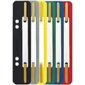 Produktbild von LEITZ® - Heftstreifen, kurz, 35x158mm, grün, Pck=25St, 37100055, PP, Kunststoff