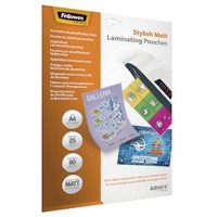 Produktbild von Fellowes - Laminierfolie Admire Stylish Matt, A4, 80µm, matt, Pck=25 Stück, 560