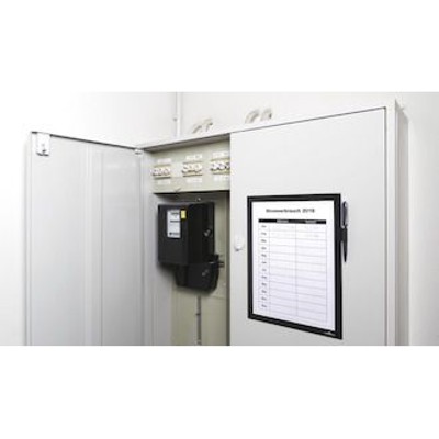 Produktbild von DURABLE - Informationsrahmen DURAFRAME MAGNETIC NOTE, A4, schwarz, magnetisch, 