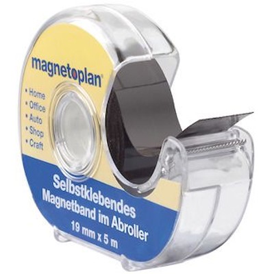 Produktbild von magnetoplan - Magnetband, 5m, 15510, im Spender, selbstklebend