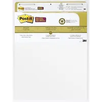 Post-it Super Sticky Meeting Chart Recycling, unliniert, Weiß, 2 Blöcke, 635mm Produktbild