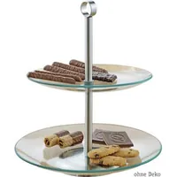 Produktbild von Esmeyer® - Etagere COOKIE, 2-stufig, Durchmesser: unten 250mm, oben 210mm, Höhe