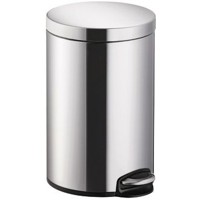 Produktbild von helit - Tretabfallbehälter Design Classic, 12L, silber, H2403500, Edelstahl, ru