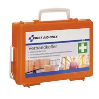 Produktbild von First Aid Only - Verbandkoffer, orange, mit Füllung DIN 13157, Kunststoff, P-10