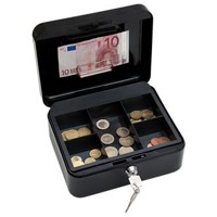 Produktbild von WEDO® - Geldkassette Größe 2, schwarz, 1452, Stahl, mit Schloß