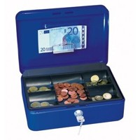 Produktbild von WEDO® - Geldkassette Größe 3, blau, 1453, Stahl, mit Schloß