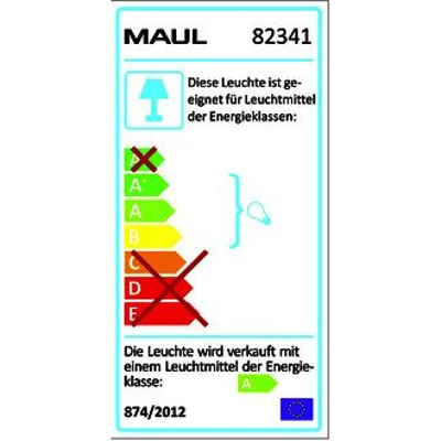 Produktbild von MAUL - MAULrock LED-Tischleuchte, silber, 8234195, Standfuß, 10 W, Aluminium, E