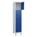 Produktbild von C+P - Schließfachschrank Classic PLUS, Füße, 1 Abteil, 1950x400x500mm, 7035/501