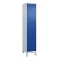 Produktbild von C+P - Schließfachschrank Classic PLUS, Füße, 1 Abteil, 1950x400x500mm, 7035/501