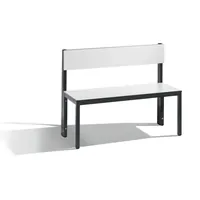 CP Sitzbank mit Rückenlehne, Basic Plus, H796xB1000xT407mm, 7021 Produktbild