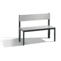 CP Sitzbank mit Rückenlehne, Basic Plus, H796xB1000xT407mm, 7021 Produktbild