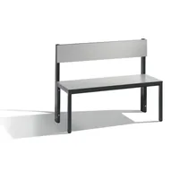 CP Sitzbank mit Rückenlehne, Basic Plus, H796xB1000xT407mm, 7021 Produktbild