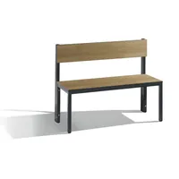 CP Sitzbank mit Rückenlehne, Basic Plus, H796xB1000xT407mm, 7021 Produktbild