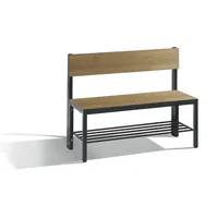 CP Sitzbank mit Rückenlehne, Basic Plus, H796xB1000xT407mm, 7021 Produktbild