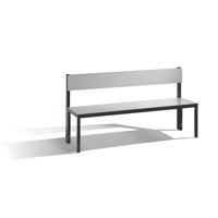 Produktbild von C+P - Sitzbank mit Rückenlehne, Basic Plus, H796xB1500xT407mm