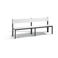 CP Sitzbank mit Rückenlehne, Basic Plus, H796xB1960xT407mm, 7021 Produktbild