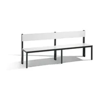 CP Sitzbank mit Rückenlehne, Basic Plus, H796xB1960xT407mm, 7021 Produktbild
