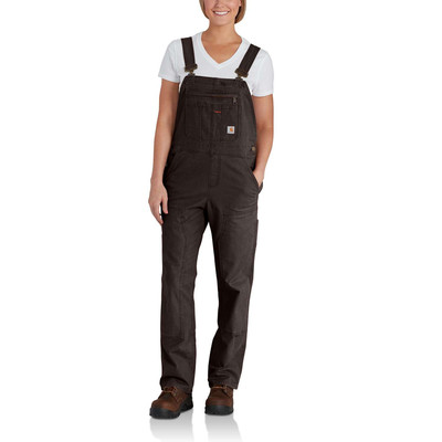 Carhartt Damen Overall Crawford Bib Overall, Dark Brown, Größe Xs