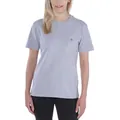 Produktbild von carhartt® - Damen T-Shirt WORKW POCKET S/S T-SHIRT, heather grey, Größe XS