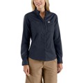 Produktbild von carhartt® - Damen Stretch-Hemd RUGGED PROFESSIONAL L/S SHIRT, navy, Größe XS