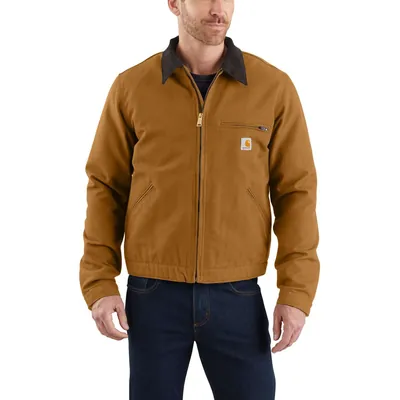Produktbild von carhartt® - Herren Jacke, gefüttert DUCK DETROIT JACKET, braun, Größe L